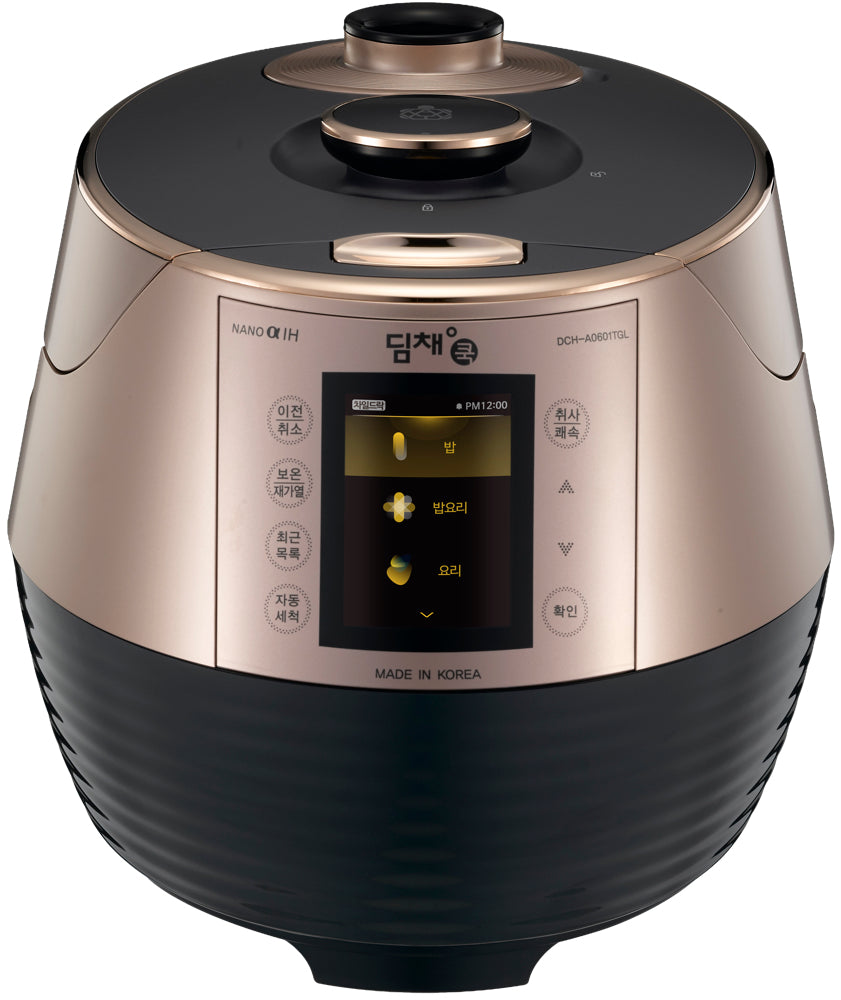 6 Cup IH Pressure Rice Cooker With LCD Touch Display - Dimchae USA